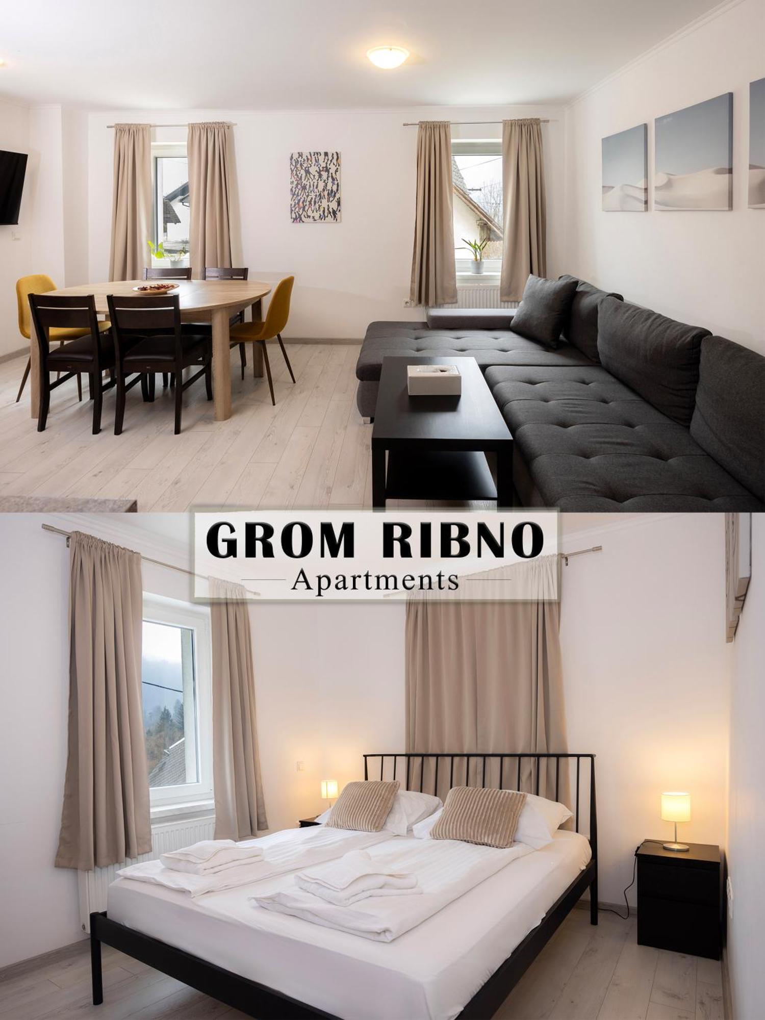 Grom Ribno Apartments Bled Eksteriør bilde